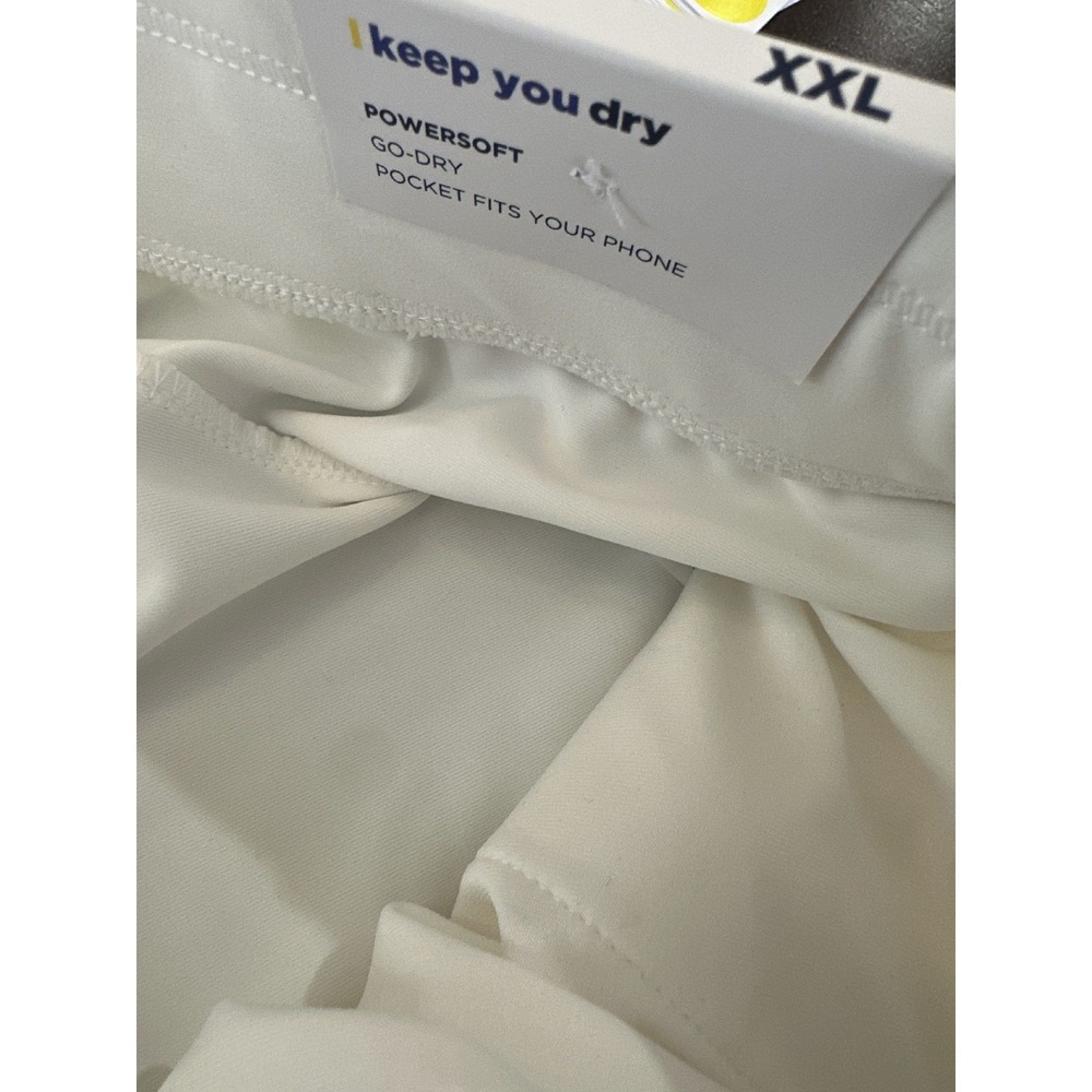 NWT Old Navy High Waisted PowerSoft Shorts White 3" inseam Women's Size XXL - Picture 8 of 11